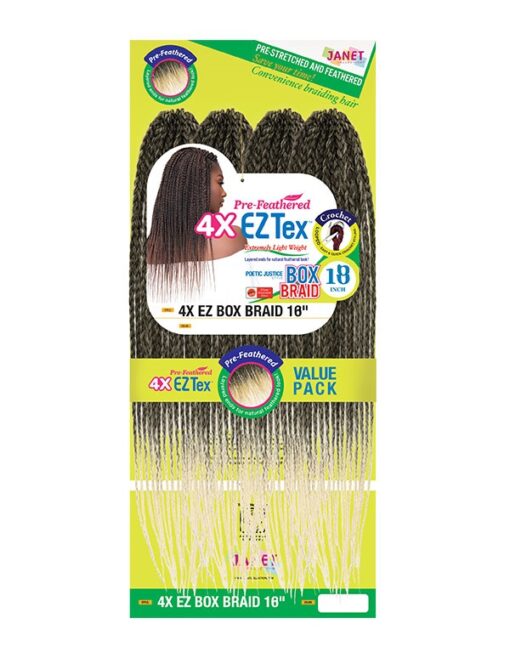 Janet Collection 4X EZ Box Braid