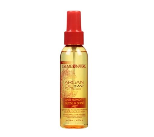 CREME OF NATURE ARGAN OIL Anti-Humidity Gloss & Shine Mist 4oz