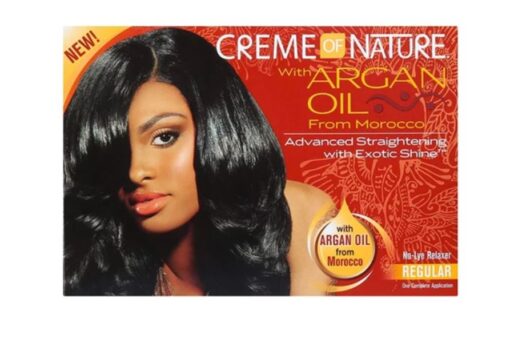 CREME OF NATURE ARGAN OIL No-Lye Relaxer, Regular