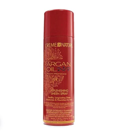 CREME OF NATURE ARGAN OIL Replenishing Sheen Spray 11.25oz