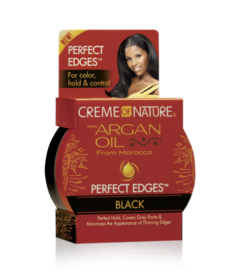 Creme of Nature Argan Oil Perfect Edges Black - 2.25 oz