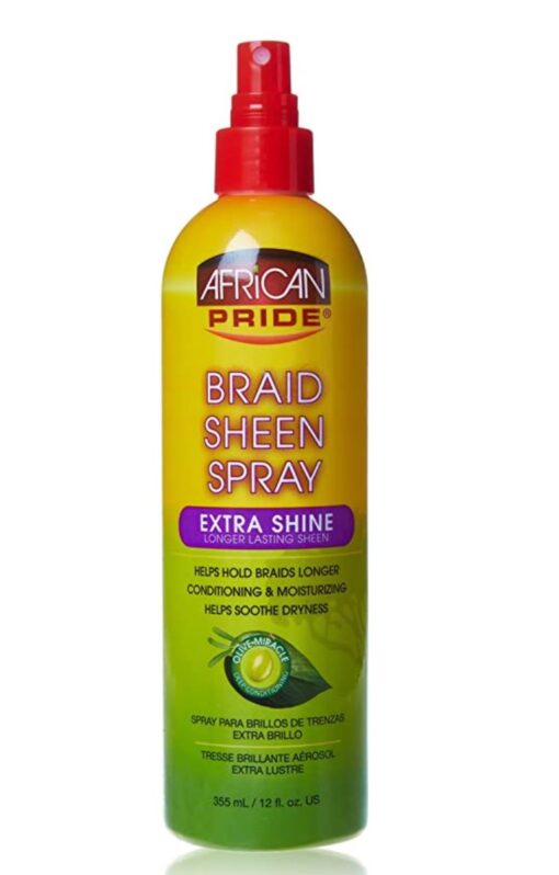 AFRICAN PRIDE - Braid Sheen Extra Spray 12 oz