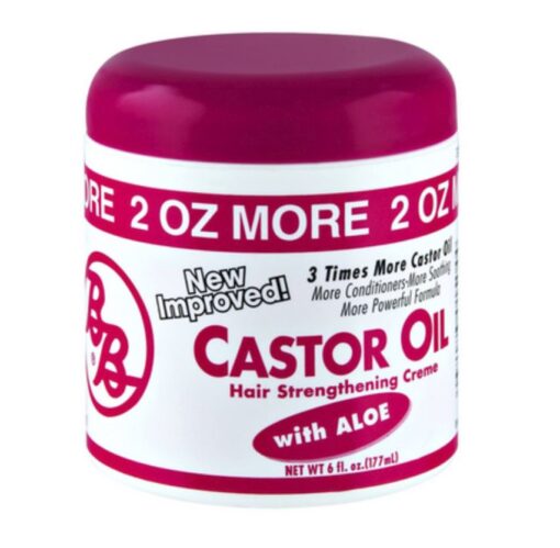 BB - Castor Oil - Hair Strengthening Creme with Aloe 6 oz