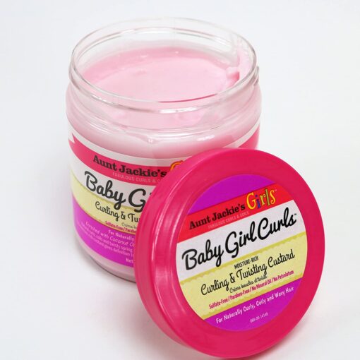 Aunt Jackie's Girls – Baby Girl Curls – Curling and Twisting Custard 15 oz