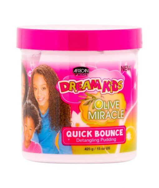 AFRICAN PRIDE - Olive Miracle - Dream Kids - Quick Bounce Detangling Pudding 15 oz