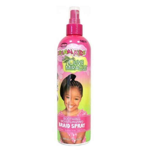 AFRICAN PRIDE - Olive Miracle - Dream Kids - Soothing Moisturizing Braid Spray 12 oz