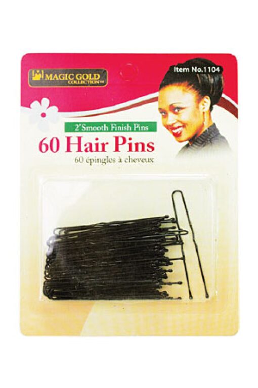 Magic Gold Collection - 60 Hair Pins 2" - Black