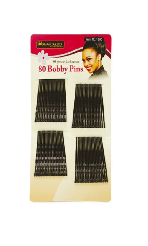 Magic Gold Collection - 80 Bobby Pins - Black