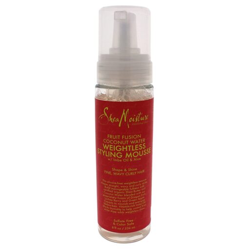 SHEA MOISTURE - Fruit Fusion Coconut Water Weightless Styling Mousse 7.5 oz