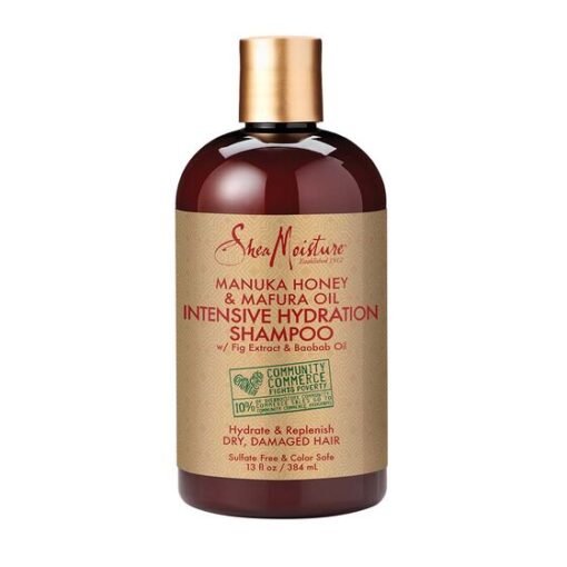 SHEA MOISTURE - MANUKA HONEY & MAFURA OIL INTENSIVE HYDRATION SHAMPOO 13 oz