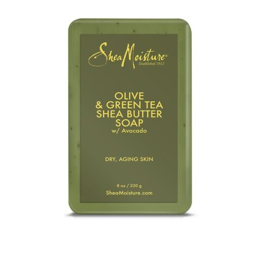 SHEA MOISTURE - OLIVE & GREEN TEA SHEA BUTTER SOAP 8 oz