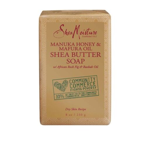 SHEA MOISTURE - MANUKA HONEY & MAFURA OIL SHEA BUTTER SOAP 8 oz