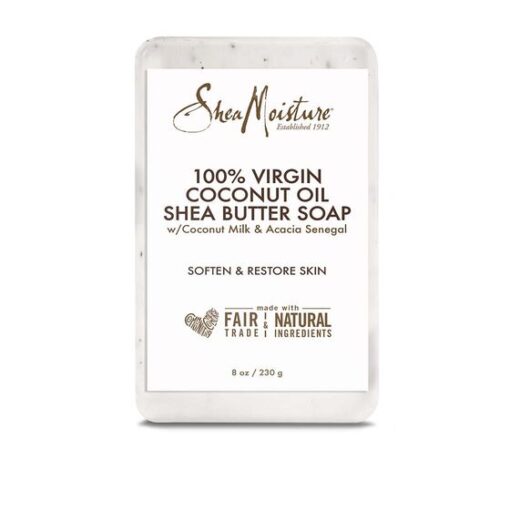 SHEA MOISTURE - 100% VIRGIN COCONUT OIL DAILY HYDRATION BAR SOAP 8 oz