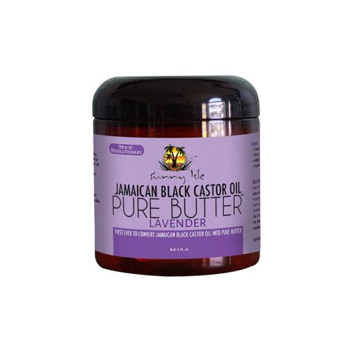 Sunny Isle - Jamaican Black Castor Oil - Pure Butter Lavender 4 oz