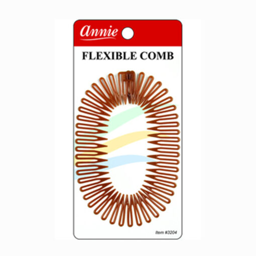 Annie - Flexible Hair Comb - Brown