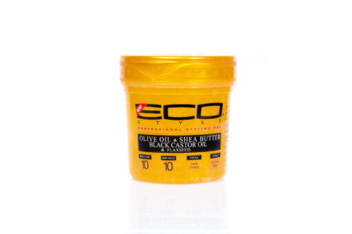 Eco Style - Gold Styling Gel - Olive Oil & Shea Butter Black Castor Oil & Flaxseed