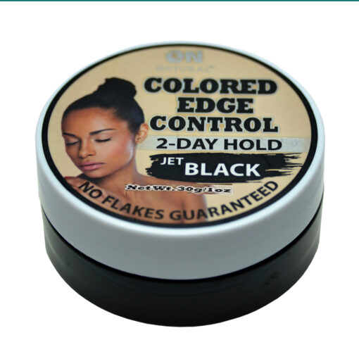 ON Natural - Colored Edge Control - 2 Day Hold - Jet Black 1 oz