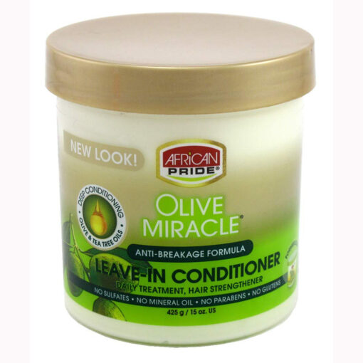 AFRICAN PRIDE - Olive Miracle - Anti-Breakage Leave In Conditioner 18 oz