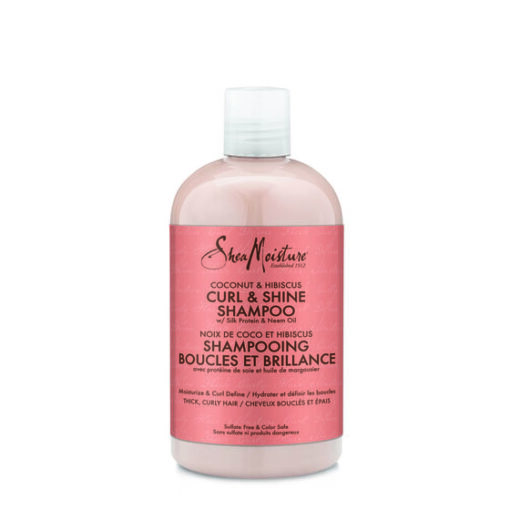 SHEA MOISTURE - COCONUT & HIBISCUS CURL & SHINE SHAMPOO