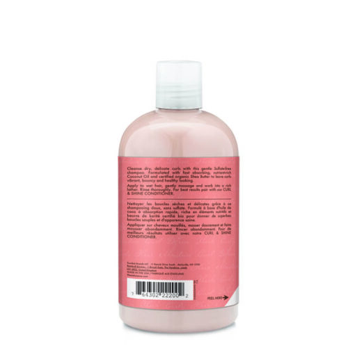 SHEA MOISTURE - COCONUT & HIBISCUS CURL & SHINE SHAMPOO - Image 3