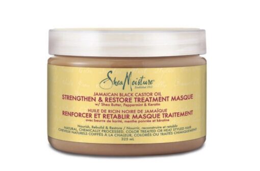 SHEA MOISTURE - JAMAICAN BLACK CASTOR OIL STRENGTHEN & RESTORE TREATMENT MASQUE