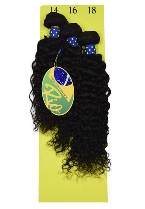 Rio Hair - 100% Virgin Remy Human Hair - Bohemian Curl Bundle Pack - 3 Pcs