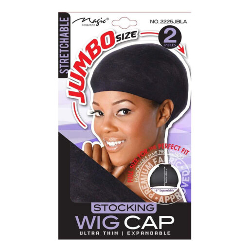 Magic Collection - Jumbo Size Wig Cap - Black