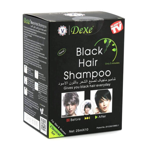 DEXE - Black Hair Shampoo - 25 ml x 10/Box