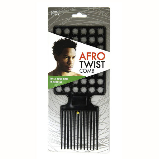 Afro Twist Comb - Black